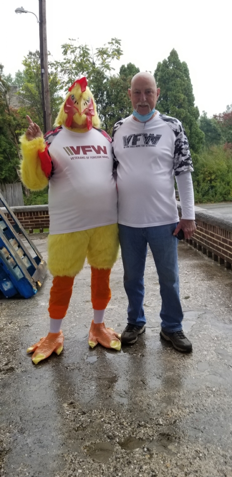 Post 1446 Chicken BBQ Mascot